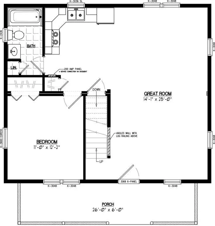 30x30 Barndominium Floor Plans- 103