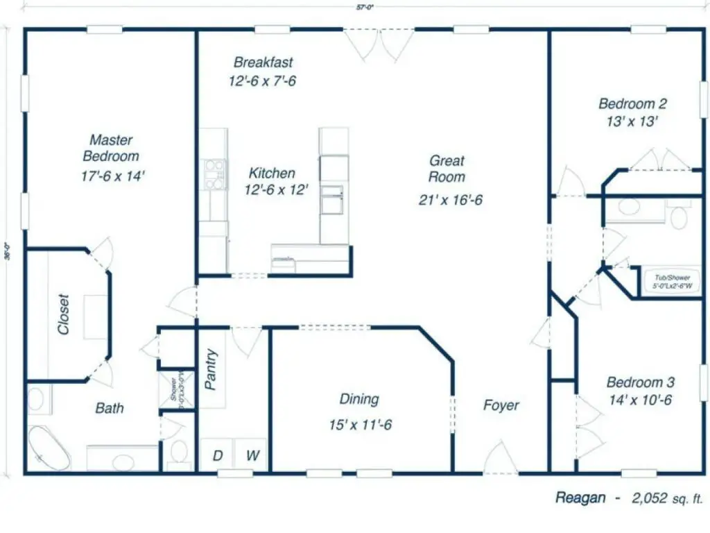 How Many Square Feet Is A 30x50 Building