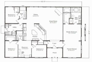 40x60 Barndominium Example 1-Plan 051