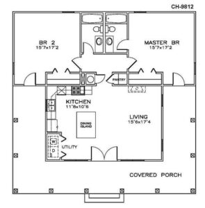 50x50 Barndominium Example 3-Plan 021