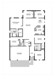 6 Bedroom Barndominium Floor Plans Example 6-Plan 086