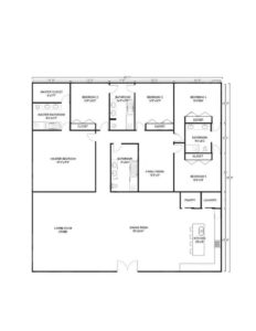 60x60 Barndominium Example 2-Plan 023