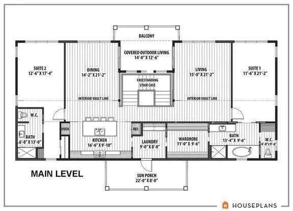 Barndominium Floor Plans With 2 Master Suites Example 1-Plan 055
