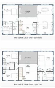 Farmhouse Barndominium Floor Plans- 115