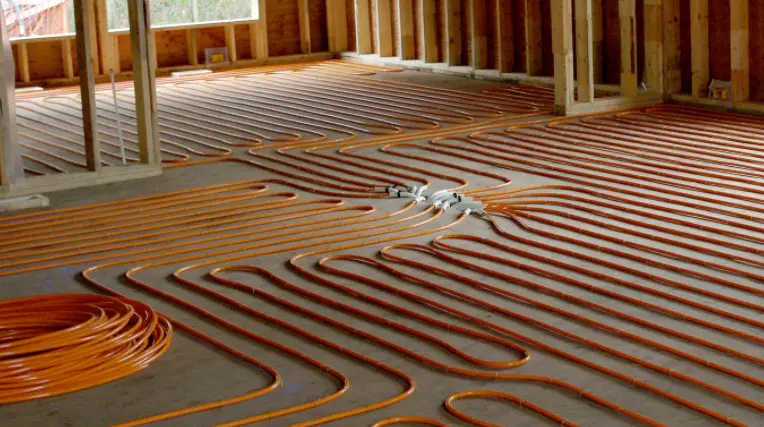 Radiant floor heating system