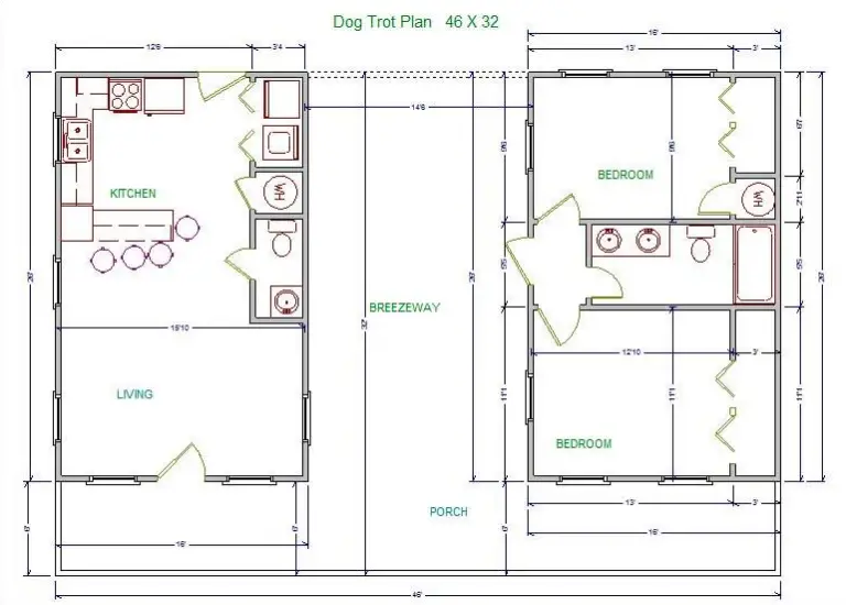 Dog Trot Barndominium Ideas Costs And Build Plans