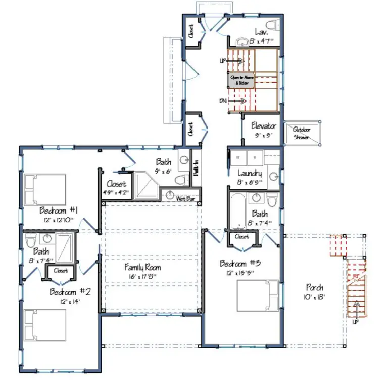 L Shaped Barndominium Floor Plan With Cost 9744