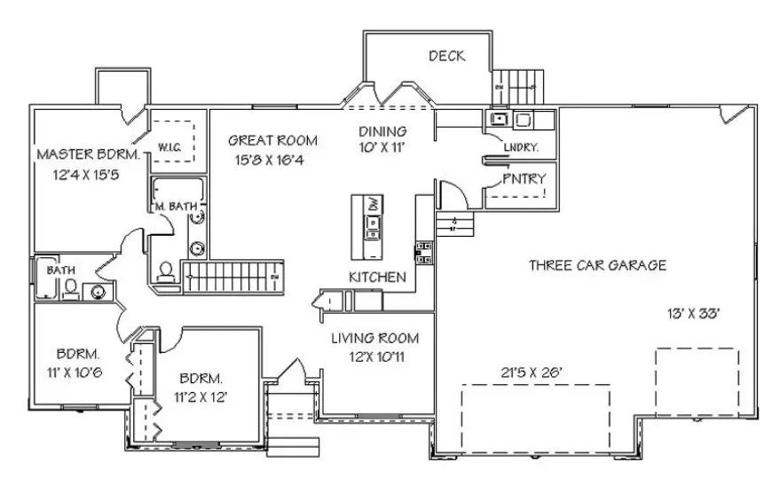 Ranch style barndominium plans 244