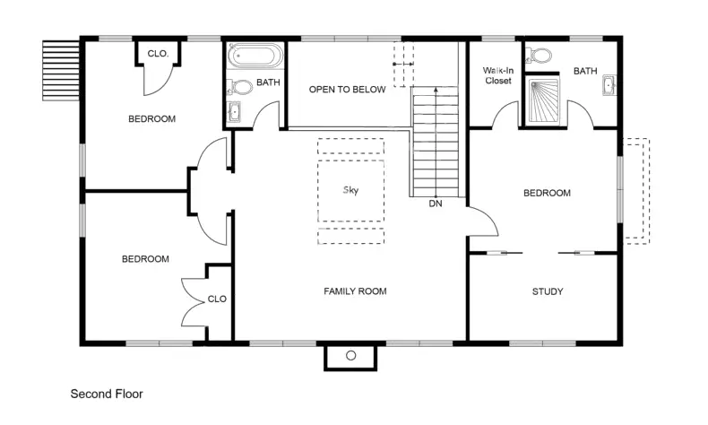 Two Story Barndominium Floor Plans -Example-2 Plan-117-2nd floor