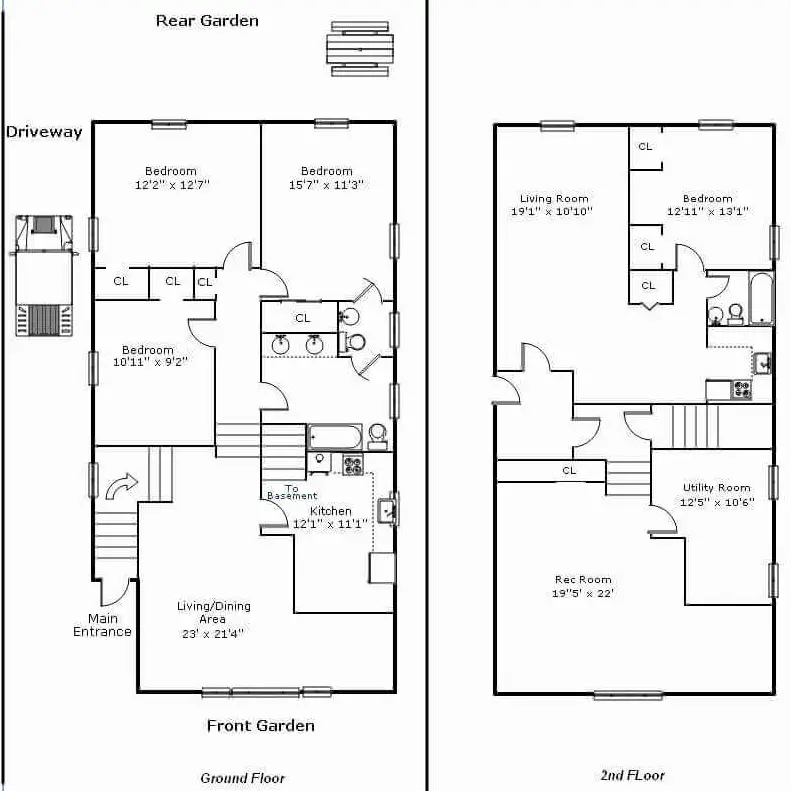 Two Story Barndominium Floor Plans -Example-3 Plan-118