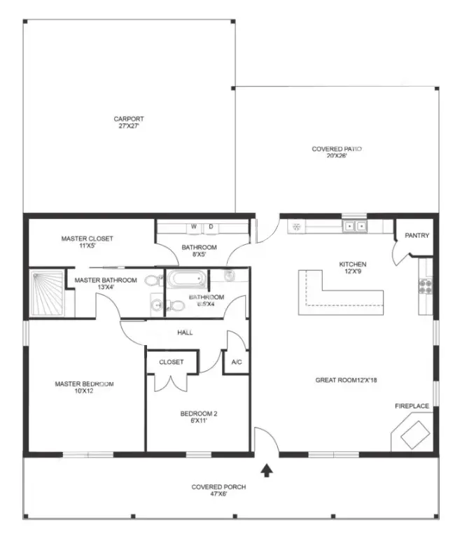 Barndominium Garage Plans Example 6 Plan 229