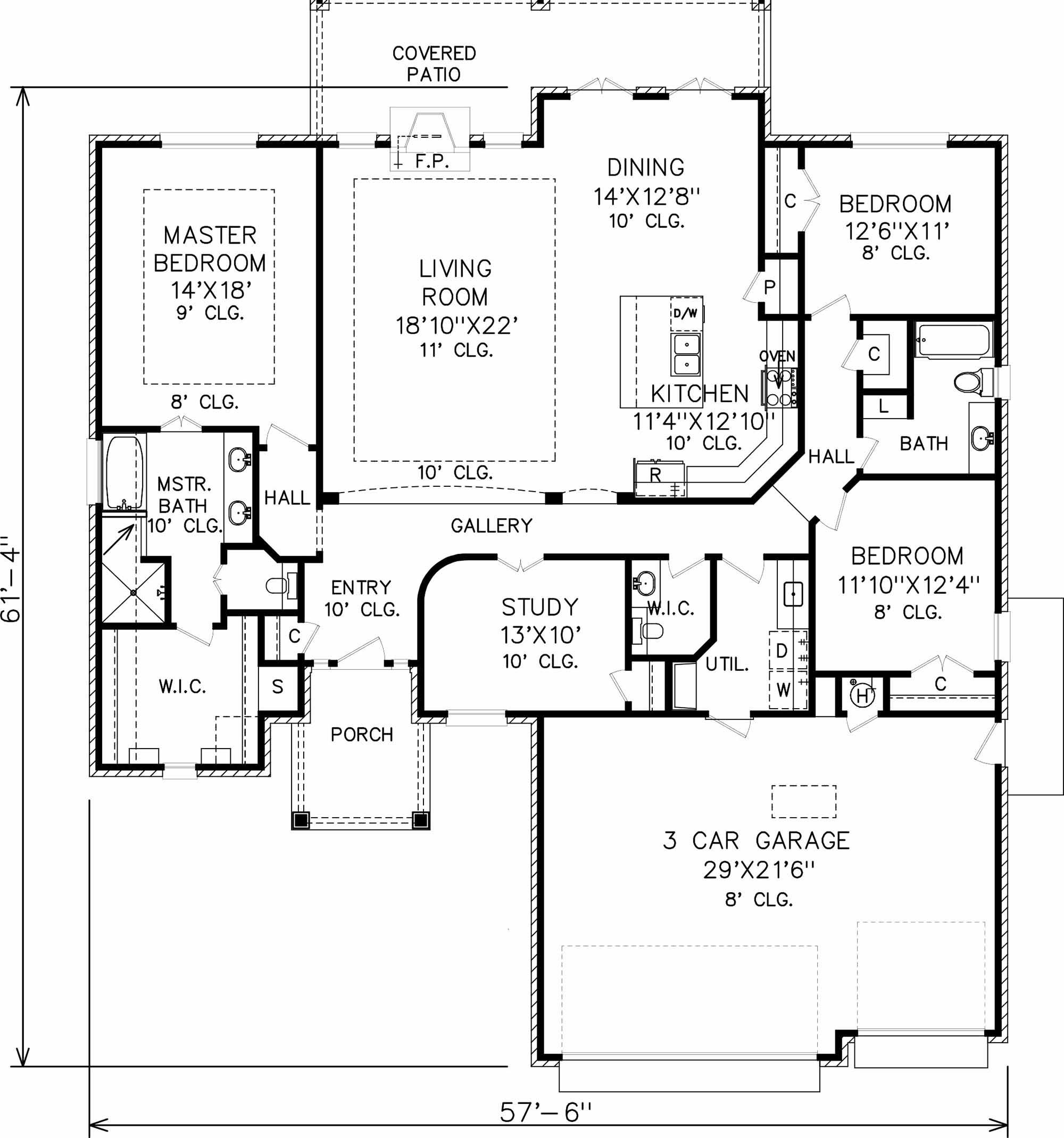 Barndominium floor plan 2