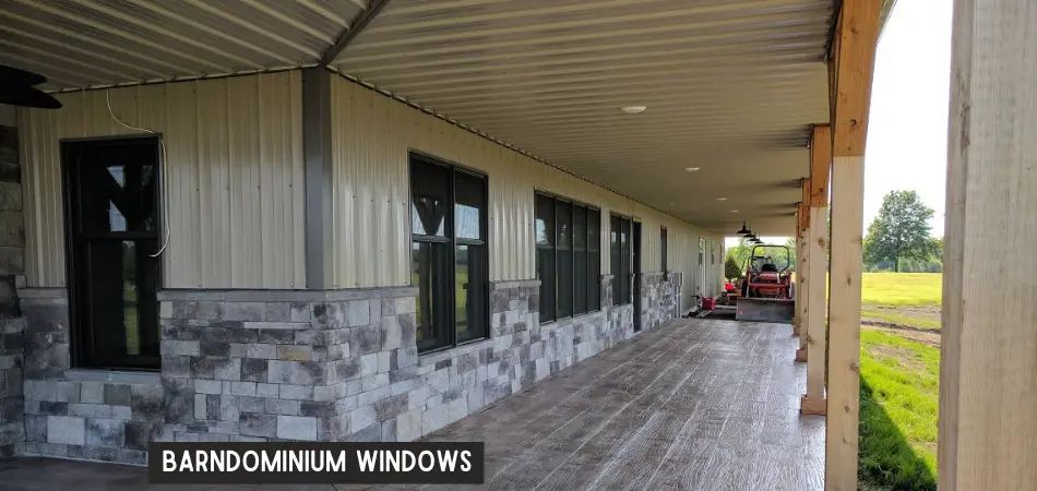 Barndominium Windows