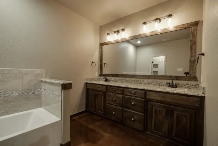 Grey Barndominium Bathroom 1