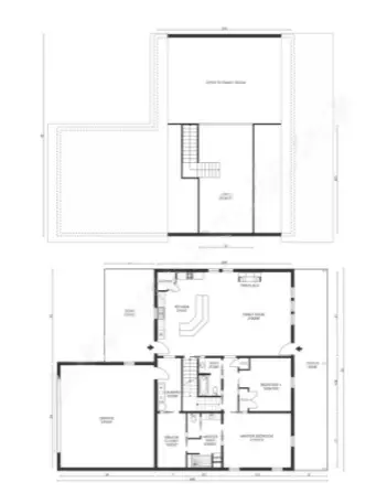 barndominium floor plans with loft Example 4 Plan 191 edited